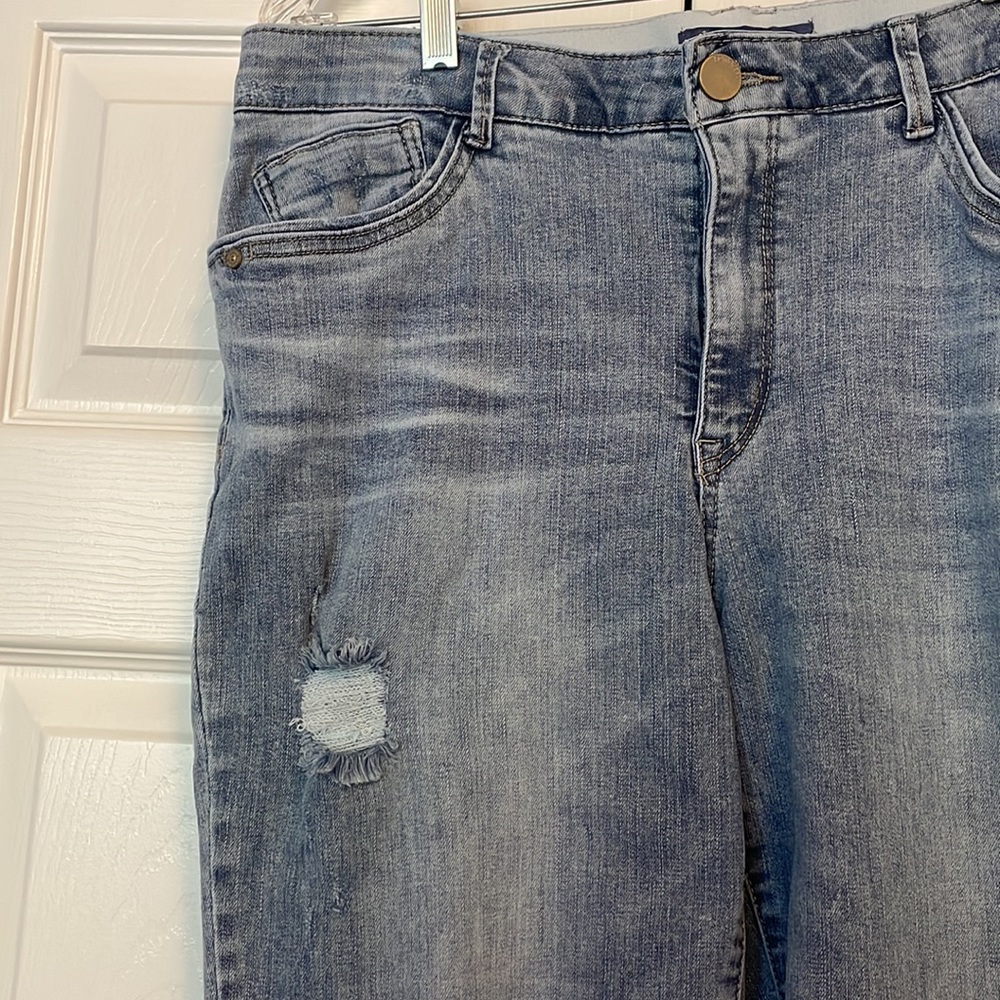 Euc Democracy “Ab”Solution. Size 14. Distressed C… - image 4